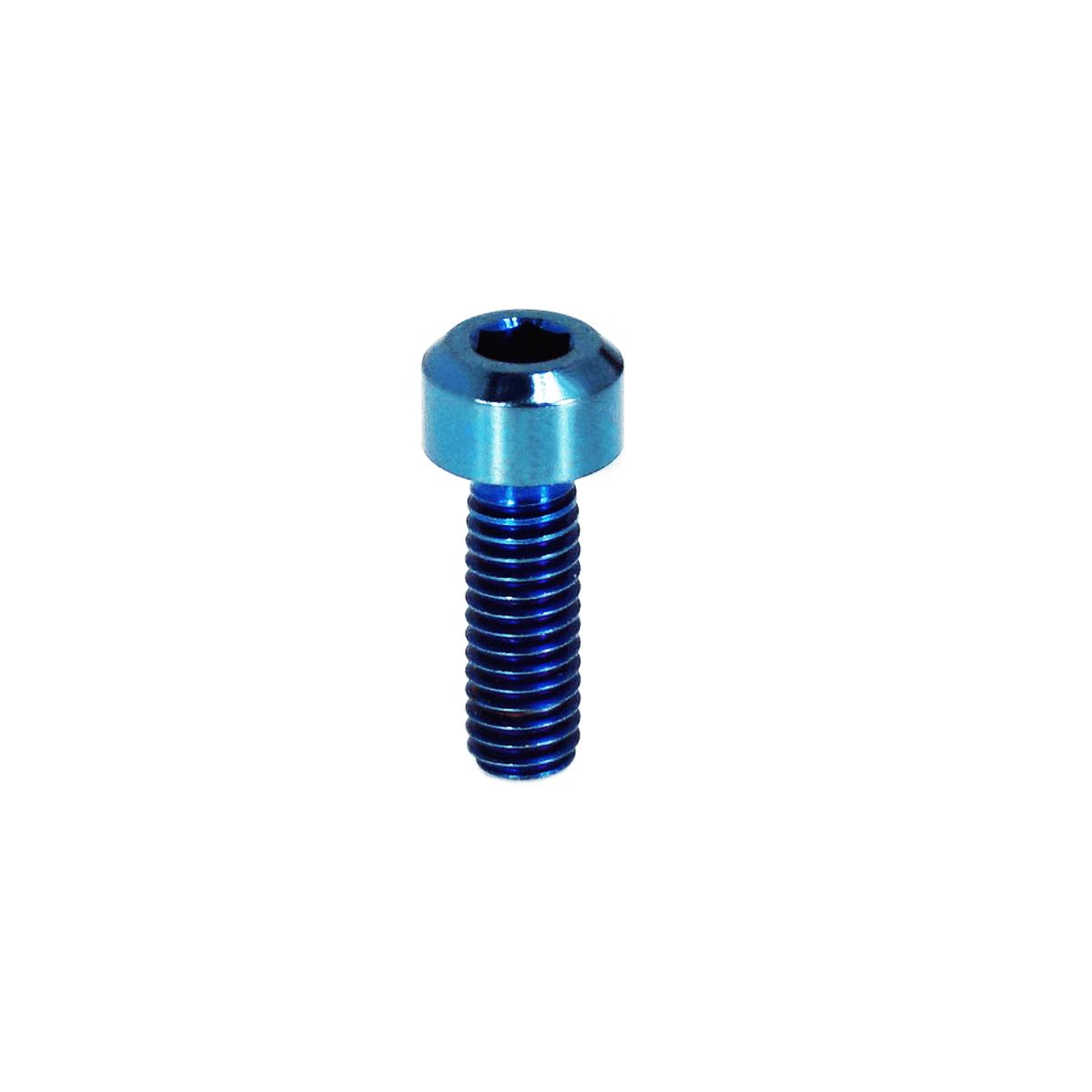 ZSPEC M6-1.0x12mm Socket-Cap SHSC Fastener/Bolt, Titanium Grade-5, Per Each - Blue