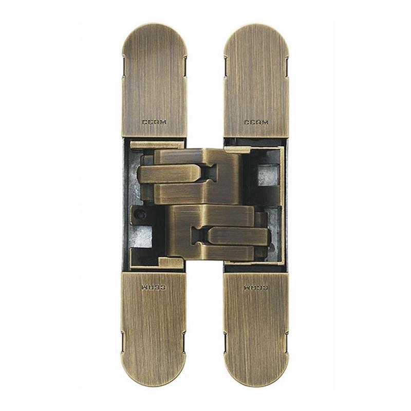 Eurospec - 100mm Ceam 3D Concealed Hinge 1130 - Antique Satin Bronze