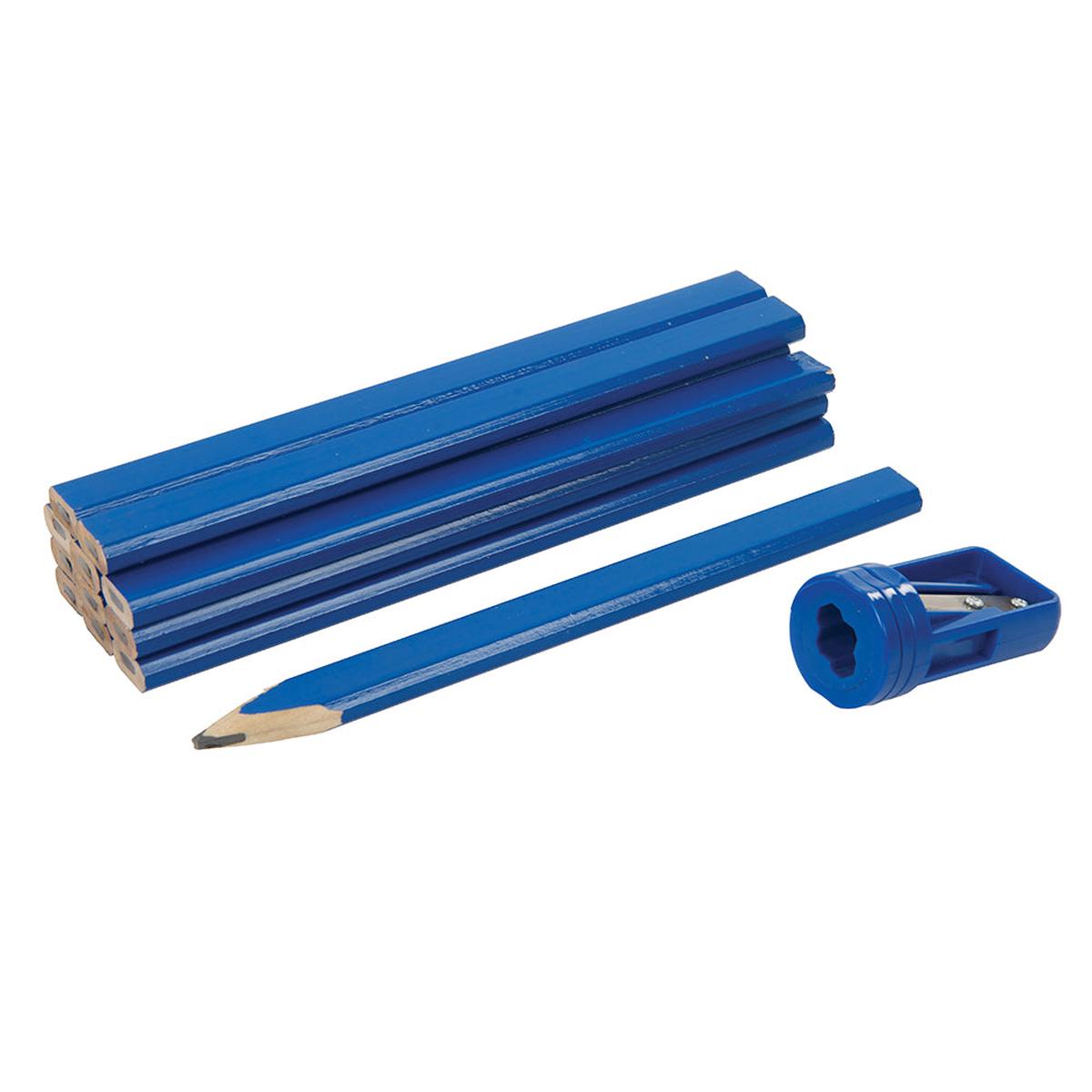 Silverline 250227 Carpenters Pencils Sharpener Set 13pce 175mm