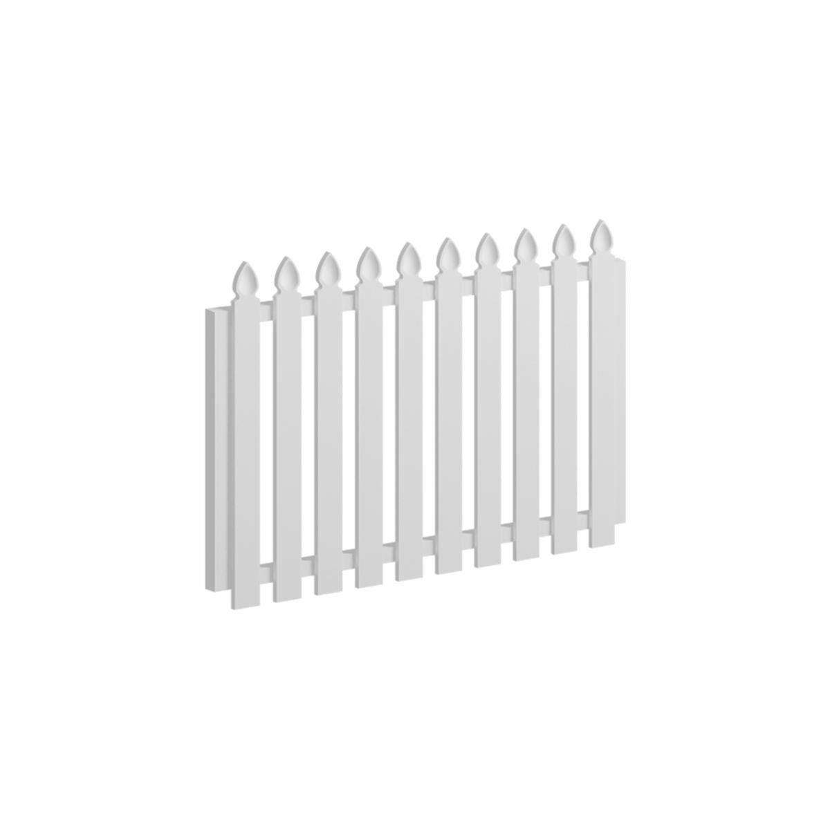 Aluminium 1090 x 900mm Colonial Picket Gate (Stonnington Speartop)