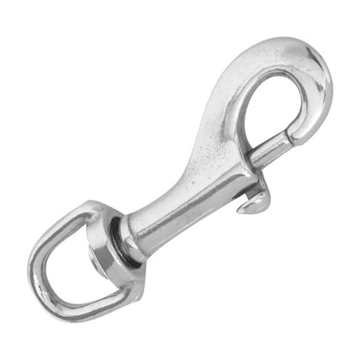 Apex T7631304 Stainless Steel 1/2" x 3-5/16" Swivel Round Eye Bolt Snap - Quantity of 2