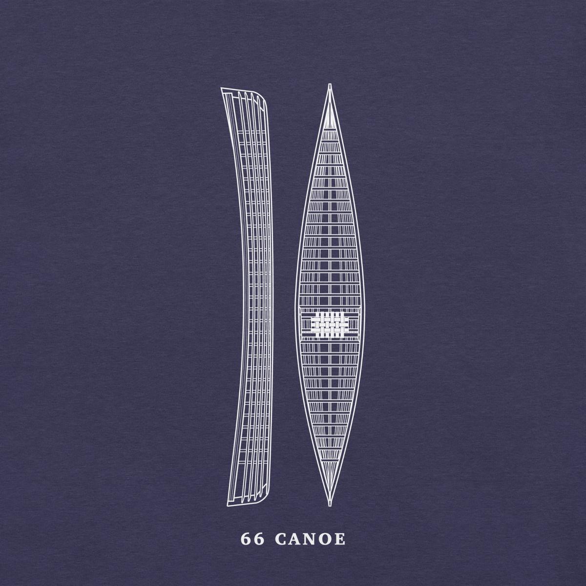Skin on Frame Canoe Tee | "Blueprint" - Heather Midnight Navy | XL