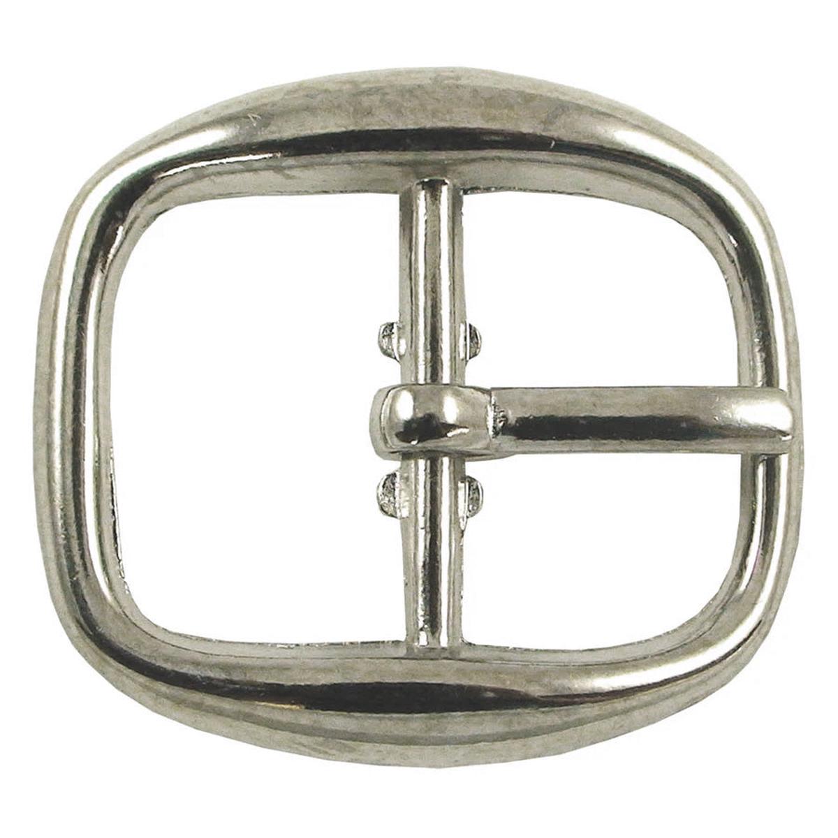 " Center Bar Watch Buckle - Nickel Plate